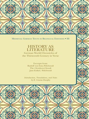 cover image of History as Literature